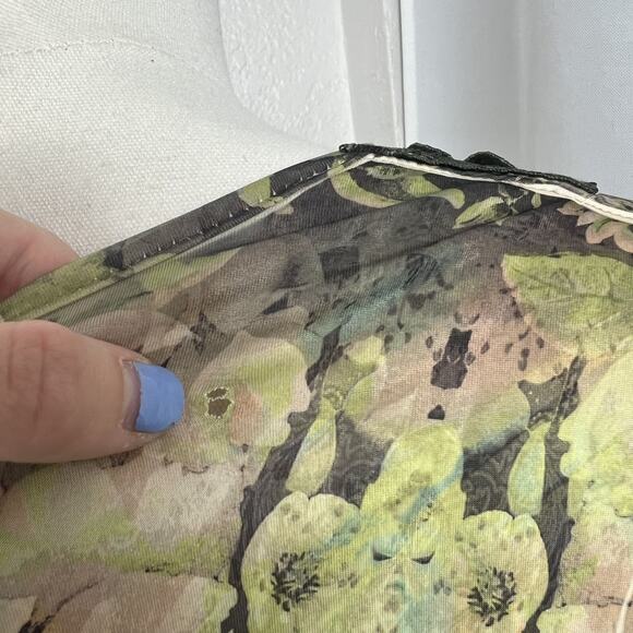 Y2K World Unity Top Womens XXL Green Boho Fairygrunge Artsy Psychedelic READ - Picture 6 of 12